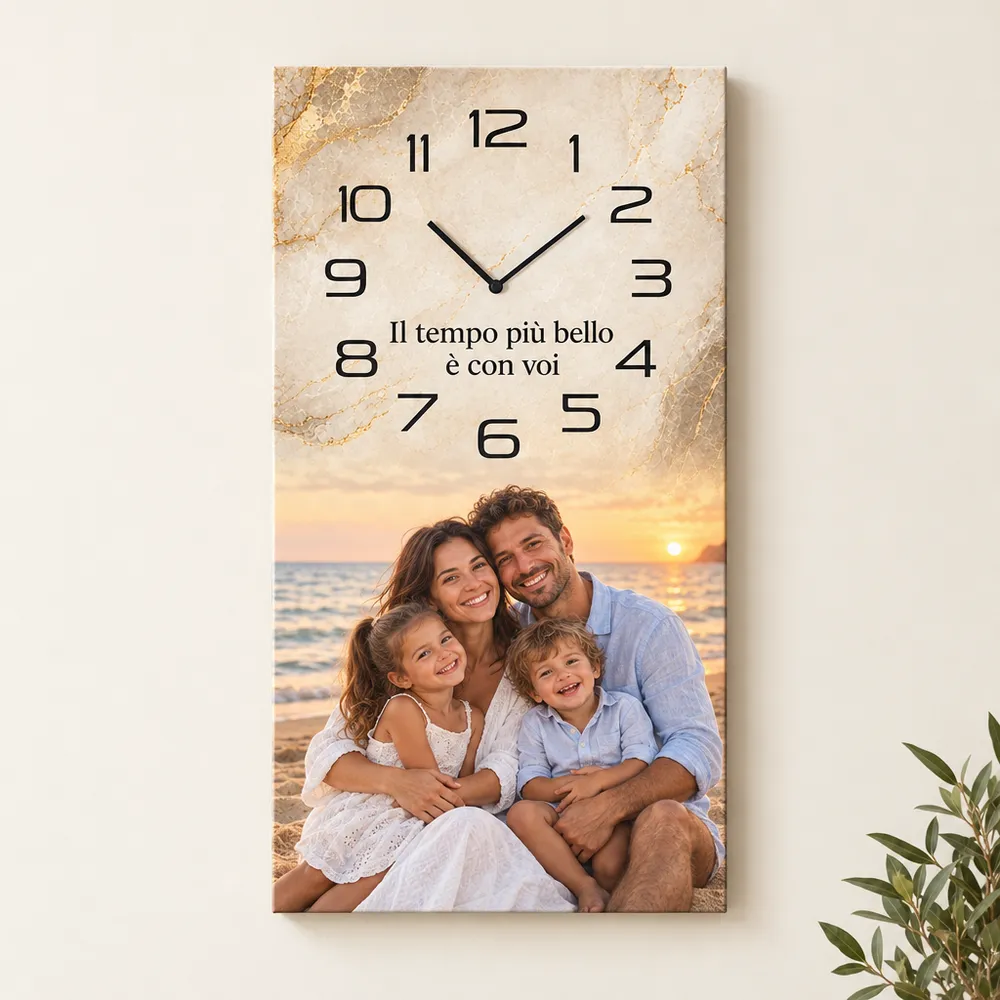 Orologio da parete con foto personalizzato MyMomento